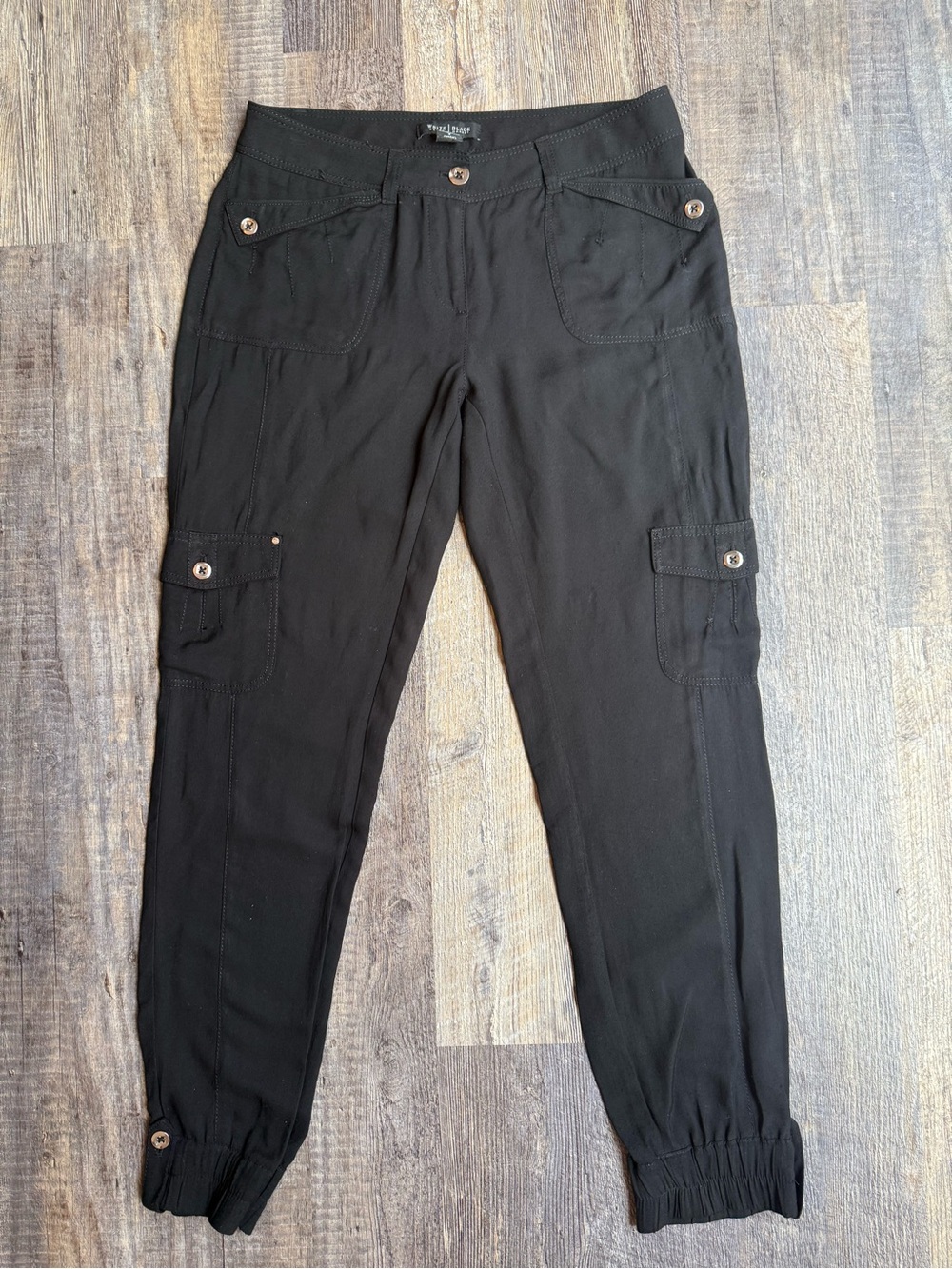 White House Black Market Black Ankle Cargo Pants